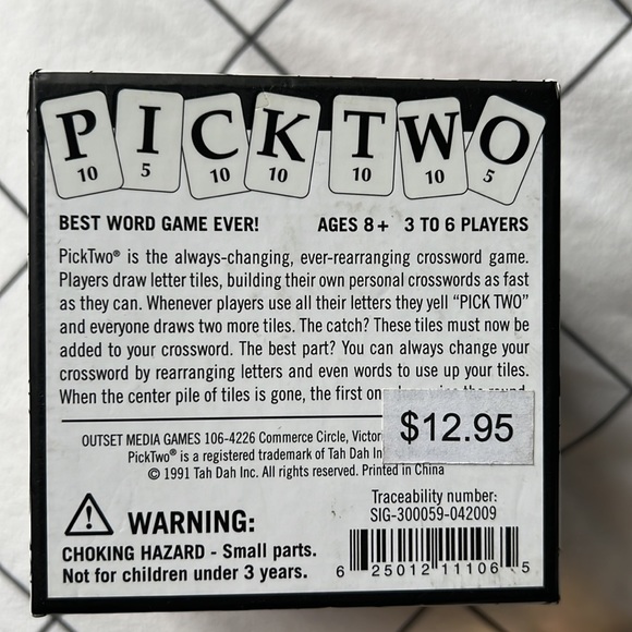 Pick Two Game - Picture 2 of 3